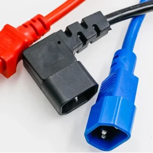 TUV IEC 60320 C13 to C14 6ft 1.8m Copper Power Cord Customized AC Extension Cables for Home Appliance Industrial Equipment IP65