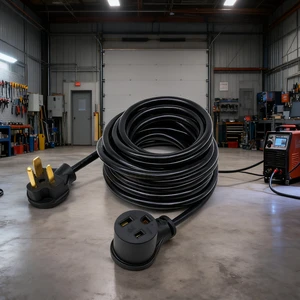 8/10AWG 50/75/100Ft 50Amp SOOW Power Extension Cords NEMA 6-50p to 6-50r Heavy Duty for Welding Machines Consumer Electronics