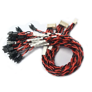 Manufacturer Custom Wiring Harness Molex JST 4P 6P Connector Twisted Cable Assembly for Electronic Featuring Nylon PVC PTFE