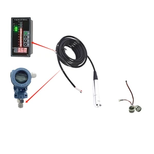 IP68 Submersible Probe Cable 20m Depth 40m Cable 4-20mA Dual Output Water Level Temperature Sensor Transmitter 20m Depth 40m