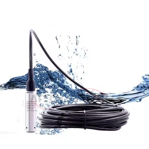 Atech Groundwater Deep Bore Well Hydrostatic Low Borehoel Ground Water Level Sensor In The Well Submersible Level Sensor