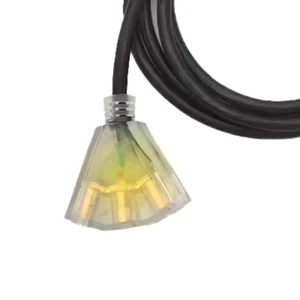 10/12/14/16/3 SJTW Heavy Duty Black Extension Cable 3 Prongs US Plug ETL Certified Outdoor Lighting Support Color Customization