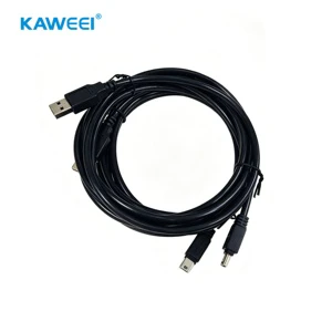 Custom USB a to Mini USB Data & Charging Cable Assembly for Printers, Cameras & Industrial Devices