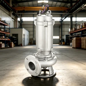 WQ-S All Stainless 220V/380V Corrosion Resistant 0.75-4kW Steel Sewage Submersible Pump for Wastewater Treatment