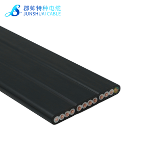 H07VVH6-F Flat Festoon Cable 2-48core 0.5-120mm H05VVH6-F Gantries Cables YVFB Mobile Trailing Cables Flexible Flat Crane Cable