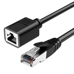 RJ45 Male to Female Network Cable Ethernet Extension for Networking CAT6/CAT6A Communication Cables