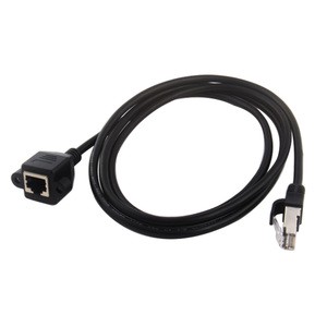1.5M Ethernet Extension Cable Cat 5 Ethernet Extender Cable Adapter RJ45 Cords Shielded Male to Female