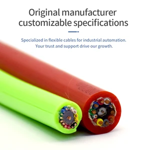 Wholesale Custom High Quality Copper Conductor PVC Insulation CCTV Industrial Railway Power Station Pipe Robot Drag Chain Cable