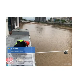 Radar Flowmeter Monitoring Station for Measuring Flow Velocity in Open Channels of Rivers