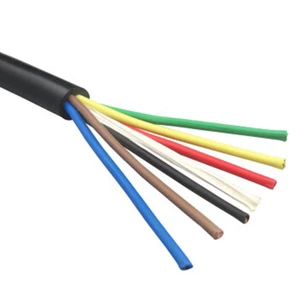 4/6/10mm Multi-Core Copper Core PVC Insulated PVC Sheathed Braided Shielded KVVP Control Cable 300/500V Overhead Use