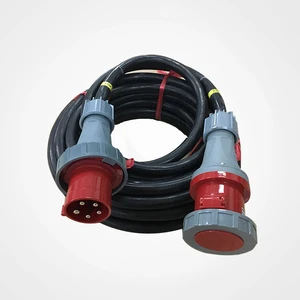 Industrial 5 Core 63A Electrical Cable with Copper Conductor and Rubber Insulation for Power Control Boxes