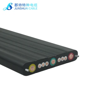 High Quality Crane Flat Cable YVFBG YFFBG Overhead Crane Cable Hoist Cable Traveling Cable Crane Cable High Tensile Flat Cable