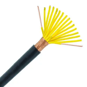 Multi Core Shielded Control Cable 0.75mm² 1.5mm² 2.5mm² Flexible Copper Braided Screen Electrical Wire for Machine