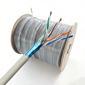 ZhongTong Professional Manufacturer Supply Cat5e FTP LAN Ethernet Internet Cable CCTV POE Camera Data Center Industrial High