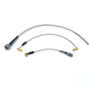 CYXTEK Hot Sale Customized 50 OHM RF Coaxial SMB High Temperature Resistant Solid Conductor Gold Plating Extension Cable
