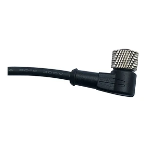 4 pin m12 connector with 2 pairs cat5 cable m12 can bus cable