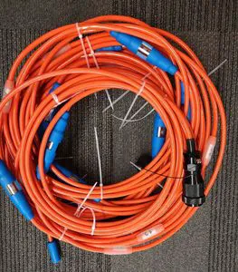 Geophysical Cables 12 Channel or 24 Channel Seismic Cables for Wireline Seismograph and Geophone
