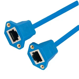 Female to Female RJ45 Cat6 Extension Network Cable with PVC/LSZH Jacket 500MHz Bandwidth 10GBASE-T UTP/U-FTP/SFTP Shield