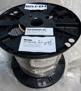 Original New Belden 9841 RS-485 Cable 1 Pair 24AWG Double Shielded 120 Ohm Low Capacitance Industrial Bus Cable 305m