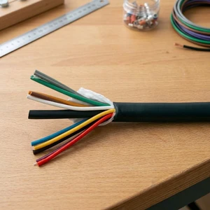 TRVV-PUR High Flexible Copper Drag Chain Control Cable 300/500V PUR Polyurethane Sheath Oil Resistant Automation Equipment
