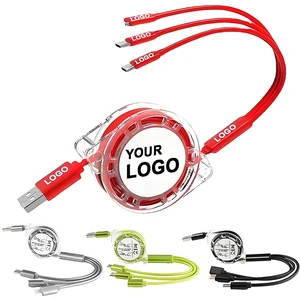 Promotional Custom Cable LOGO Printed to Micro USB Cable Business Office Gifts USB-A to USB-C Cable Custom