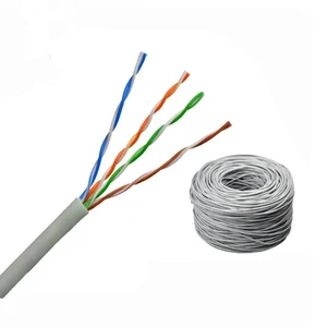 Factory Price Water Resistant CAT5 Outdoor/Imdoor Double/Single Jacket Networking Cable 1000ft 305m Network Extension