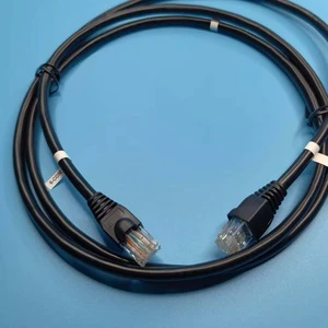 Custom Copper Core RJ45 Male Ethernet Connector Network Extension Cable Assembly CAT 6 PVC IP67 Wire Harness Electronic Machines
