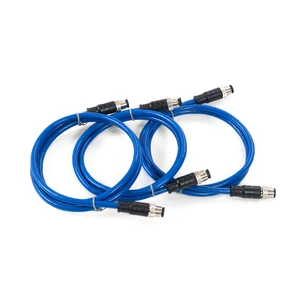 Factory OEM CAT6a M12 Industrial Ethernet Cable SFTP Shielding 8Pin to 8Pin Connector with Drag Chain Compatibility