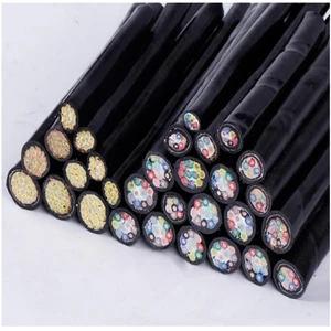 Multi Core Customized WDZ-KYJY 6mm ² / 2 to 61 Core 450/750V XLPE Insulated/ Sheath Low Smoke Halogen-Free Control Cable