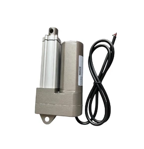 200mm Stroke 2000N DC Motor Linear Actuator LED Light Brush Commutation Permanent Magnet Construction 3000rpm Speed Waterproof