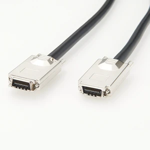 Infiniband CX4 HS-Link Industrial Camera Cable with Bare Copper Conductor and PVC Insulation 1m Length
