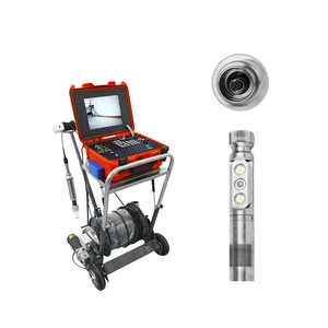 12 Inch Display With 300m Cable Automatic Electrical Winch 360 Degree Rotation Deep Borehole Underwater Inspection Camera