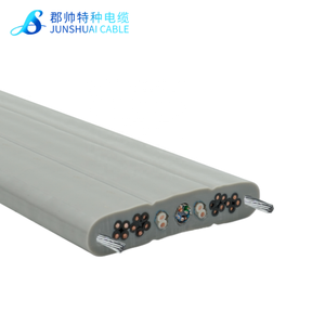 Elevator Cable TVVBPG Elevator Traveling Cable 0.75 1.0 1.5mm 24 30 36 48core Shielded Elevator Cable with Steel Wire Rope