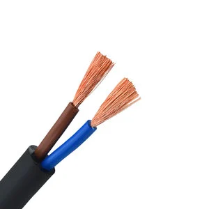 Waterproof PVC Insulated Rubber-Sheathed Flexible Instrumentation Copper Conductors Cables for Submersible Pumps