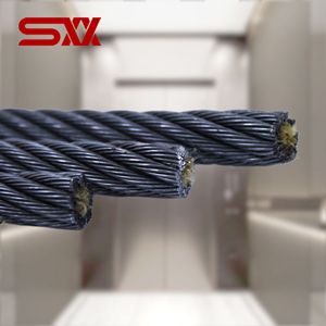 11mm 8x19S-FC Elevator Traction Rope & Lift Wire Cable for Traction Machine and Freight Elevator - High Carbon Steel