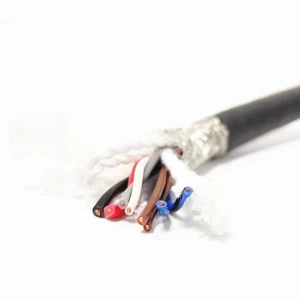 Robot Signal Data Transmission High Flexible Twisted Pair Shielded PVC Drag Chain Cable TRVVSP 10*2.5mm2 for Automobile Marine