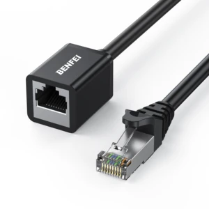 BENFEI Cat6 Ethernet Extension Cable - High Speed 1000Mbps Cat 6 RJ45 Network Patch Cord Male to Female Connector