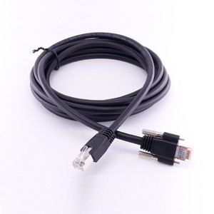 Industrial camera network cable high flexible drag chain signal cable communication wire 1m