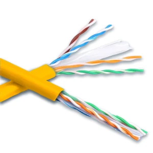 Custom Size CAT6 U/UTP Internet Patch Cord 0.574+mm PVC Jacket Network Cable 23AWG LAN Cable 100m FTP Shielded Cable