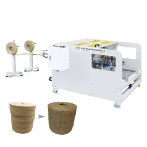 High Speed 2 Station Paper Rope Making Machine for Making Shopping Bag Handle