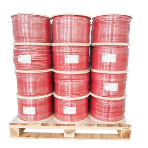 HOTION CAT 3 Fire Alarm Cable 2core*1.5mm Red Jacket Silicone Rubber Insulation BS6387 EN50200 PH30 500m