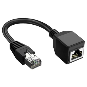 Network RJ45 Male to Female Ethernet Patch Cord CAT5E and CAT6 FTP LAN Cable Extension CAT5E Type