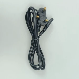 1.2M Length 3PIN AC Power Cord with 8-Shaped DC Connection Computer & Electronic Products Suitable UK Industrial Equipment