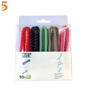 Silicone Wire Rope Clip Cable Management Organizer for USB Phone Charger Cable and Headphones
