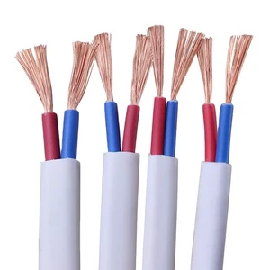 Custom Wholesale Solid Copper Conductor Overhead PVC Insulated Flat Household Wires