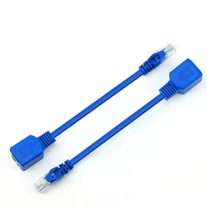 RJ45 Male Female Network Ethernet Patch Cord CAT6 FTP LAN Cable Extension UTP Shield Solid 1m/5m Length Bare Copper