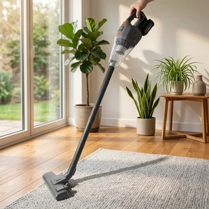 High Efficiency 20V Electric Cordless Vacuum Cleaner 150W Handheld Dust Buster with Lithium Battery for Household Use