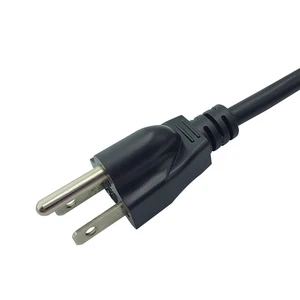 Custom Manufacturer USA Standard Power Cord Industrial Equipment Home Appliance Consumer Electronics Computer NEMA SJTW Rubber