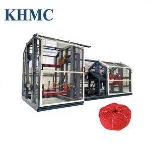 Double Twist Danlian Rope Twister Machine with Motor for High Productivity Plastic Rope Production 4/3 Strand Structure