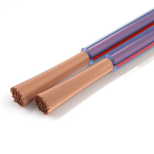 OEM Custom Communication Cable 26AWG Transparent PVC OFC Audio & Video Speaker Cable Customizable PVC Cable